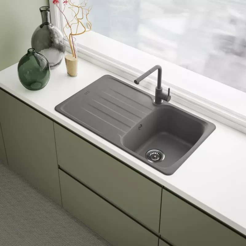 Bateria Lina L z wyciąganą wylewką HP Stone szary