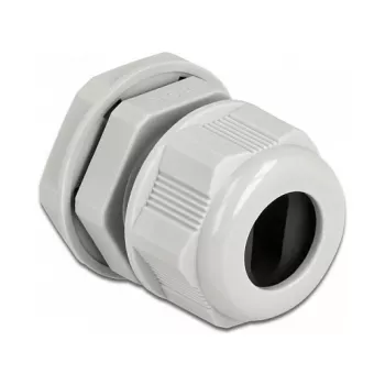 Dławik kablowy DeLOCK 60386 szary plastikowy 2 szt.