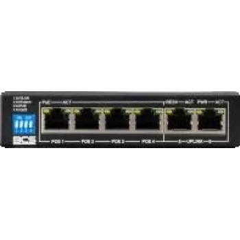 Przełącznik PoE BCS-B-SP0402 do 4 kamer IP