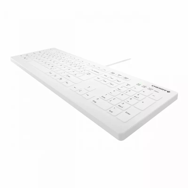 Contour Design Active Key Contour QuickClean Medical klawiatura IP68 Full-Size Wired biały DE C8112