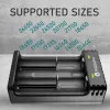 Ładowarka do akumulatorów everActive LC200 domowa USB, 2-kanałowa, Li-Ion, obsługuje A/AA/AAA/AAAA/C/D, wejście 5 V, wyjście 4,2 V, czarna