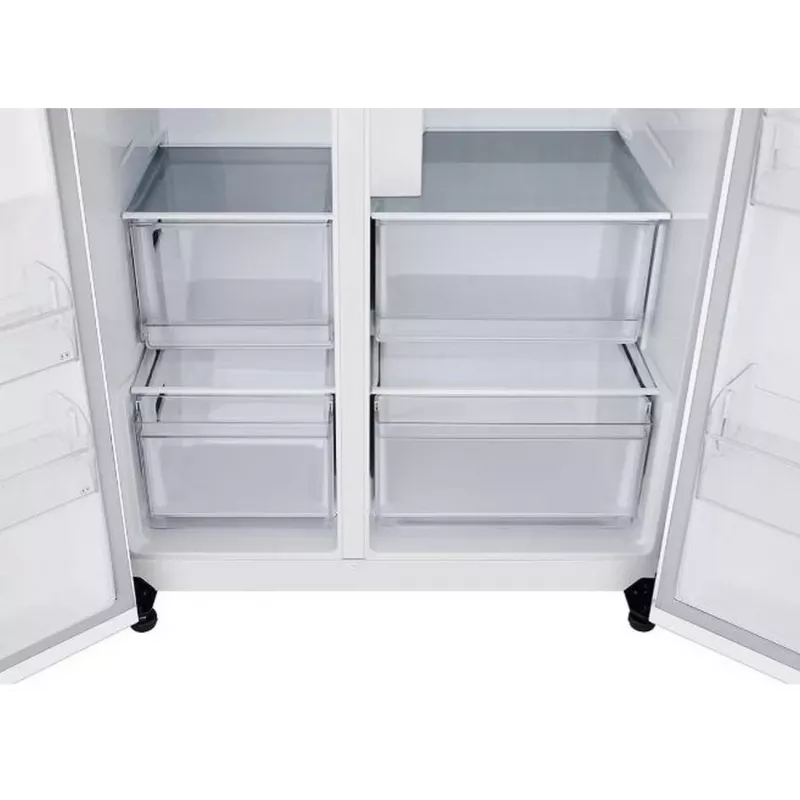 LG GSLC40SWPE lodówka side-by-side wolnostojąca 638 L biała