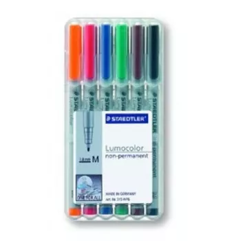 Marker Staedtler 315 WP6 czarny niebieski brązowy zielony pomarańczowy czerwony