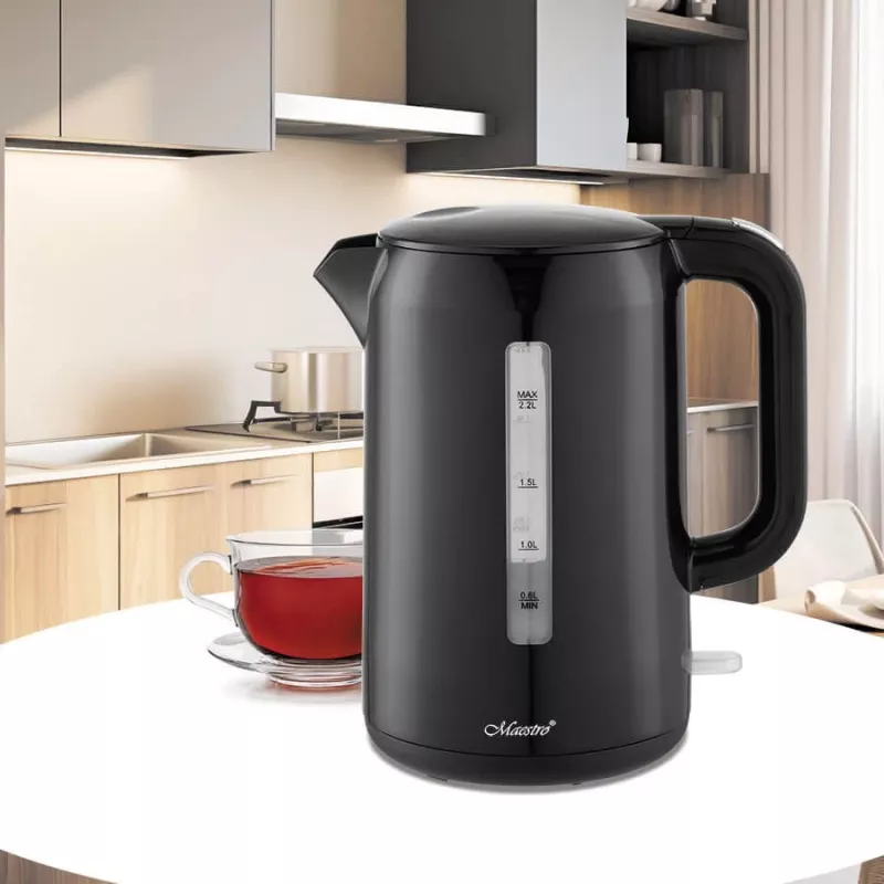 Czajnik elektryczny Maestro MR-022 2,2 L 2200 W (MR-022-BLACK) Czarny