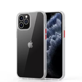 Ochronne, odporne na wstrząsy etui Devia Shark series do iPhone 12 Pro Max, białe