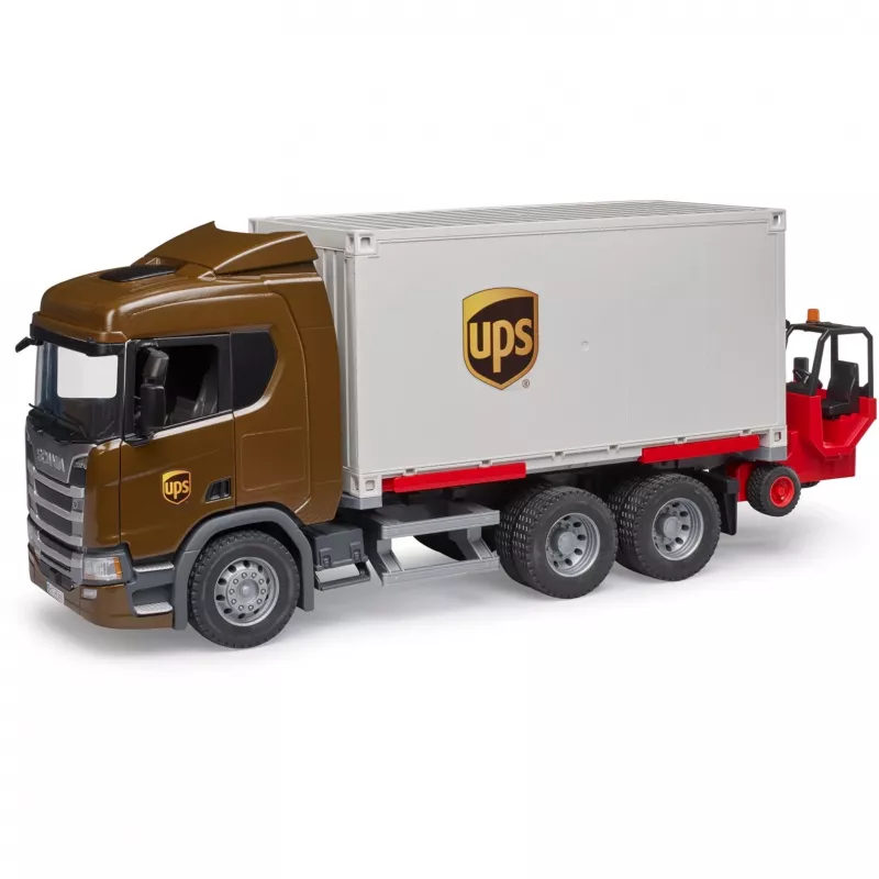 Scania Super 560R Vehicles UPS Container With Forklift
