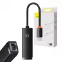 Adapter sieciowy Baseus Lite Series USB-C na RJ45 (czarny)