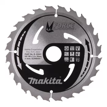 TARCZA DO PIŁY TARCZOWEJ MAKITA 190x30x24Z M-FORCE DO DREWNA
