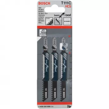 Bosch T 111 C Brzeszczot do wyrzynarki Stal wysokowęglowa (HCS) 3 szt.