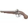Metalowy pistolet piracki Pulio model 15541/0 o realistycznym wzornictwie