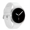 Samsung Galaxy Watch 8 3,3 cm (1,3 cala) AMOLED 40 mm Cyfrowy 438 x 438 pikseli Ekran dotykowy Srebrny Wi-Fi GPS (satelitarny)
