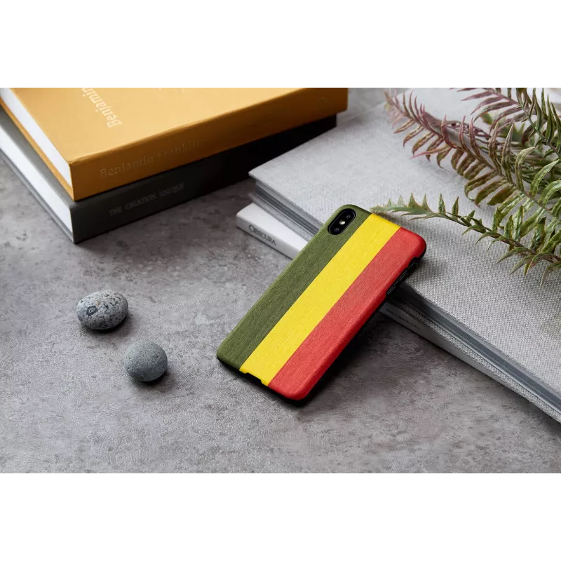 Etui na smartfona man and wood do iPhone XS Max – model Reggae, czarne