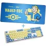 Ducky x Fallout Vault-Tec Limited Edition One 3 Gaming klawiatura + myszpad - MX-Niebieski (US)