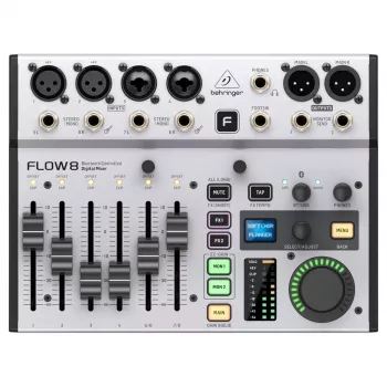 Mikser cyfrowy Behringer FLOW 8 — 8-kanałowy mikser z interfejsem audio USB