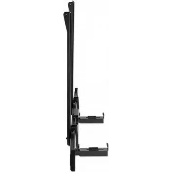 Manhattan Soundbar Mount Universal, montaż na ścianie lub mocowanie VESA, kompatybilny z soundbarami do 15 kg, regulacja głębokości, montaż nad lub pod telewizorem, czarny