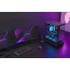 TACENS Mars Gaming MCPRISMA Midi Tower PC case, Czarny, tempered glass, supports ATX/Micro-ATX/Mini-ITX, 2x3.5 inch + 2x2.5 inch bays