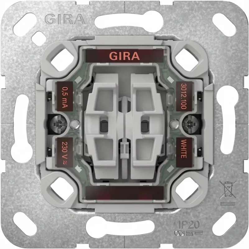gira rocker switch insert 311500 — Wipp‑Kontroll series, control/indicator insert