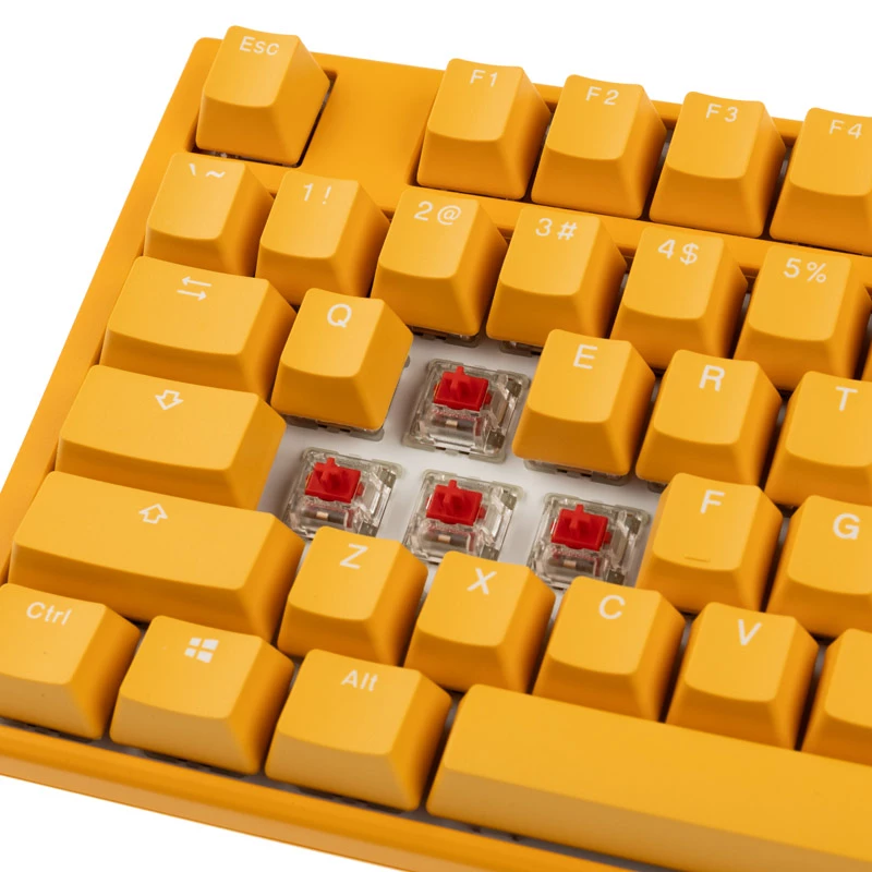 Ducky One 3 TKL klawiatura Gaming USB QWERTY angielska żółta