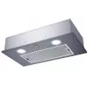 Okap do zabudowy CANDY CBG625/1X, szerokość 520 mm, 207 m³/h, filtr węglowy, sterowanie obrotowe, srebrny