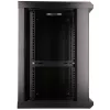 Szafa rack naścienna Extralink Rackmount cabinet 12U 600x600 Czarna