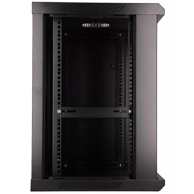 Szafa rack naścienna Extralink Rackmount cabinet 12U 600x600 Czarna