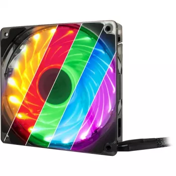 INTER-TECH Argus L-12025 Aura 120mm Wentylator obudowy ARGB