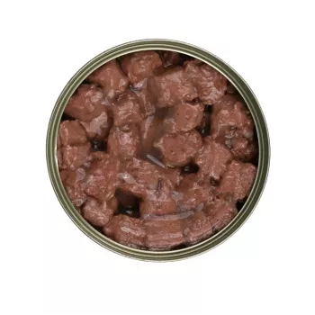 Mokra karma dla kota TufTuf Kawałki mięsa w sosie z wołowiną 415 g — karma pełnoporcjowa dla dorosłych kotów, wilgotność 81,5%