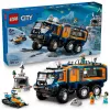 LEGO City Arctic Explorer Truck 60471 — zestaw 1064 elementów z 4 minifigurkami, mobilnym laboratorium, dla dzieci od 8 lat