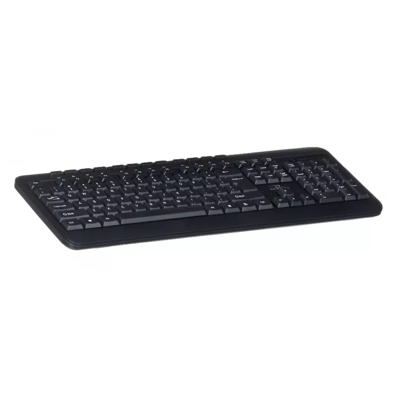 Bezprzewodowy zestaw klawiatura i mysz ESPERANZA Akron TK109 2.4 GHz, odbiornik USB, czarny
