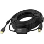 Kabel USB Vision TC 10MUSB+/BL/2 USB 2.0 10m USB A USB B Czarny