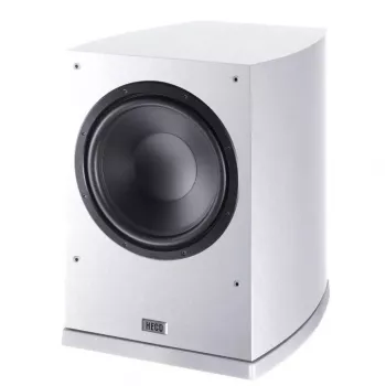 Subwoofer Heco Victa Elite SUB 252 A – kompaktowy subwoofer aktywny, wykończenie białe