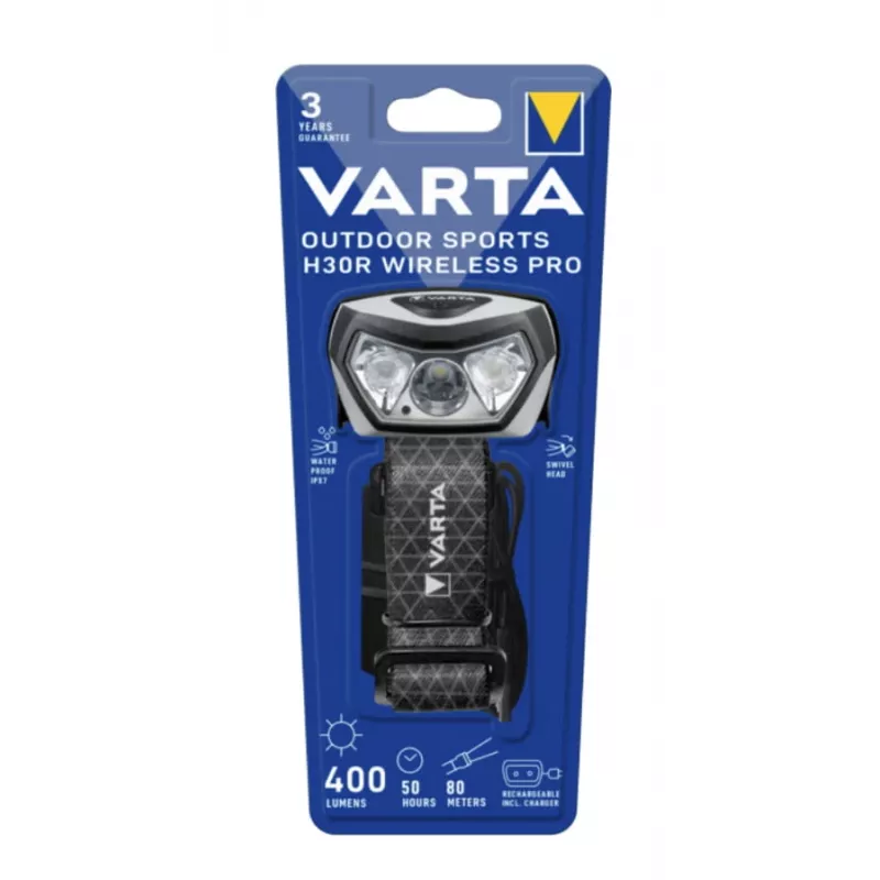 Latarka czołowa Varta Outdoor Sports H30R Wireless Pro 400 lm IPX7