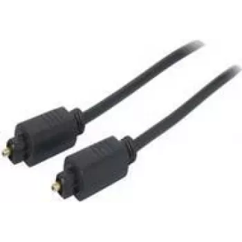 shiverpeaks 2.0m Toslink - Toslink - TOSLINK - Wtyk męski - TOSLINK - Wtyk męski - Złoty - Czarny (BS69004-2.0)