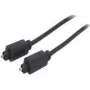shiverpeaks 2.0m Toslink - Toslink - TOSLINK - Wtyk męski - TOSLINK - Wtyk męski - Złoty - Czarny (BS69004-2.0)