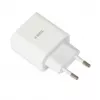 Ładowarka sieciowa USB-C Szybkie ładowanie IBOX C-37, 20 W, USB‑C PD 3.0, prąd wyjściowy 3 A, biała