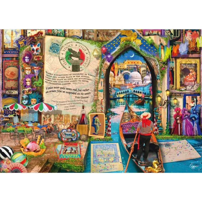 Puzzle schmidt spiele Aimee Stewart: Memories of Venice — 1000 elementów