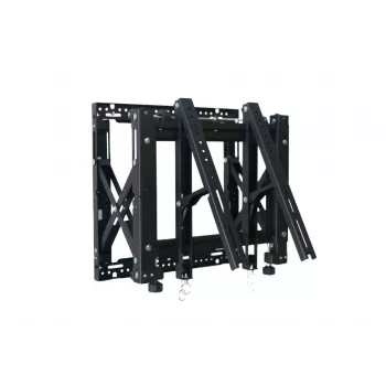 Uchwyt ścienny do płaskiego ekranu Edbak VWPOP65-P - Uchwyty ścienne do płaskich ekranów (60 kg, 42 cale, 65 cali, 100 x 100 mm, 400 x 200 mm, czarny)