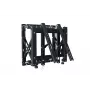 Uchwyt ścienny do płaskiego ekranu Edbak VWPOP65-P - Uchwyty ścienne do płaskich ekranów (60 kg, 42 cale, 65 cali, 100 x 100 mm, 400 x 200 mm, czarny)