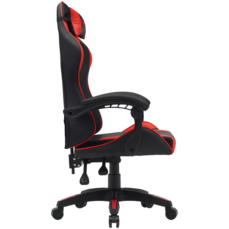 Fotel gamingowy CANYON Core SGCH2 — ergonomiczna konstrukcja, regulowana wysokość, czarno-czerwony