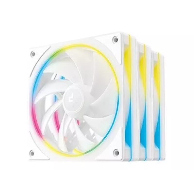 Wentylator do obudowy komputera DeepCool FL12 SE WH 12 cm Biały 3 szt.