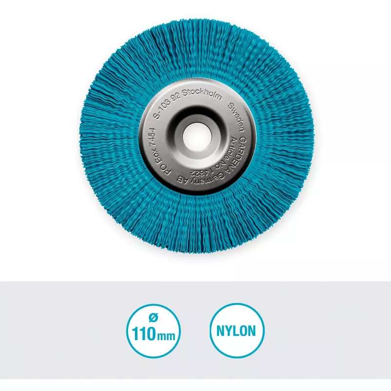 Szczotka do elektrycznego wymiatacza chwastów Gardena 14822-20 Zielona Nylon