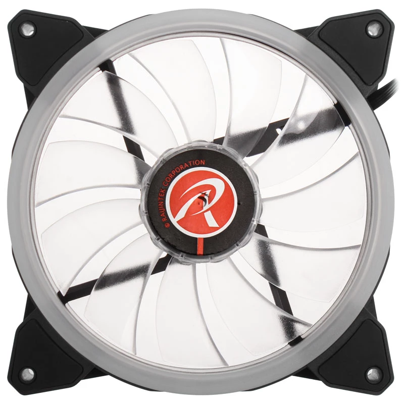 RAIJINTEK IRIS 14 Rainbow - wentylator LED RGB 140 mm, zestaw 2 sztuk z kontrolerem