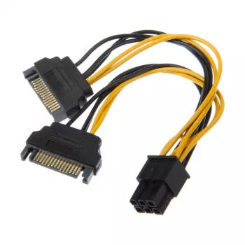 Wewnętrzny kabel zasilający Akasa AK-CBPW13-15 0,15 m