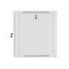 Szafa rack wisząca Lanberg 19'' 12U 600x600mm szara (drzwi szklane)