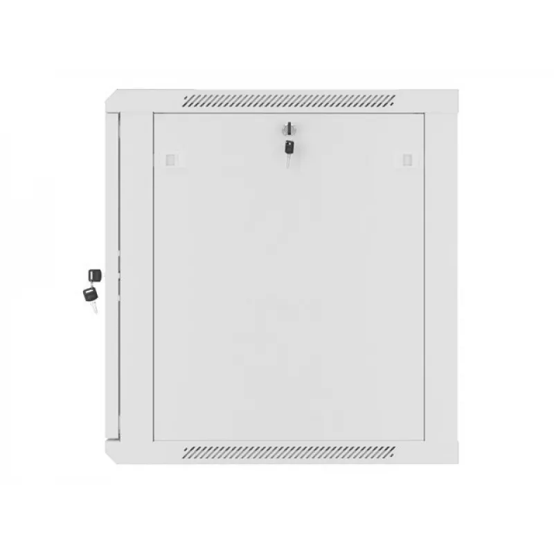 Szafa rack wisząca Lanberg 19'' 12U 600x600mm szara (drzwi szklane)