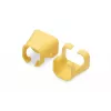 DIGITUS - Kabelclips mit Farbcodierung - für Patch-Kabel - Gelb (Packung mit 100) (A-CC-Y)