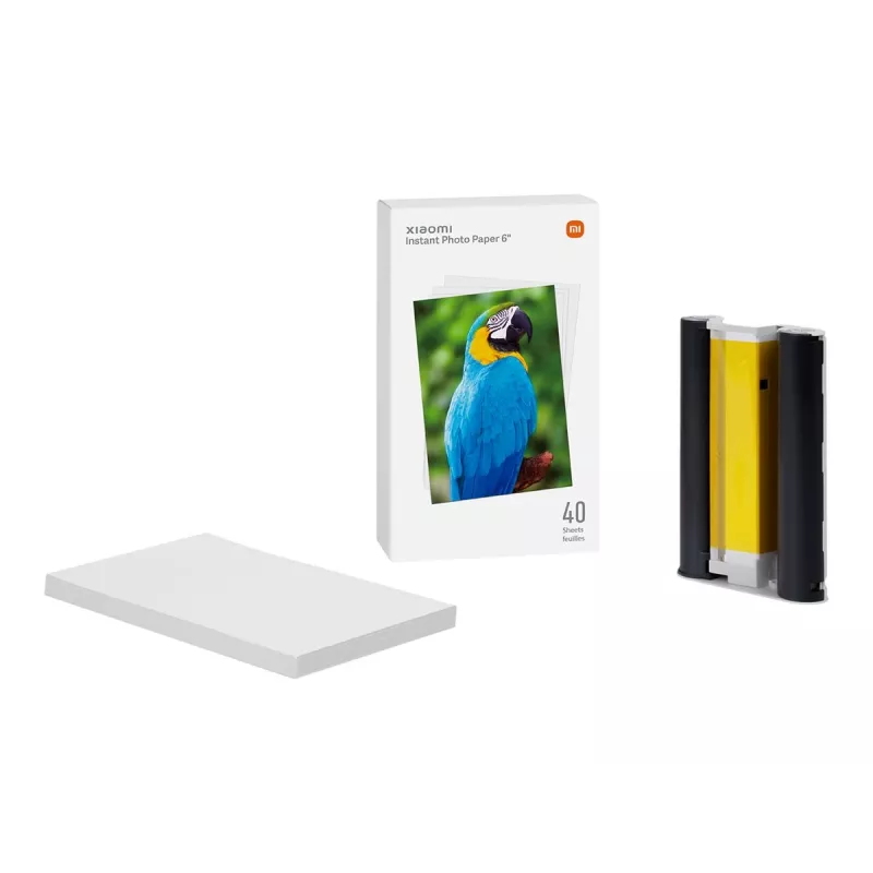 Papier fotograficzny Xiaomi BHR6757GL, biały, 40 arkuszy