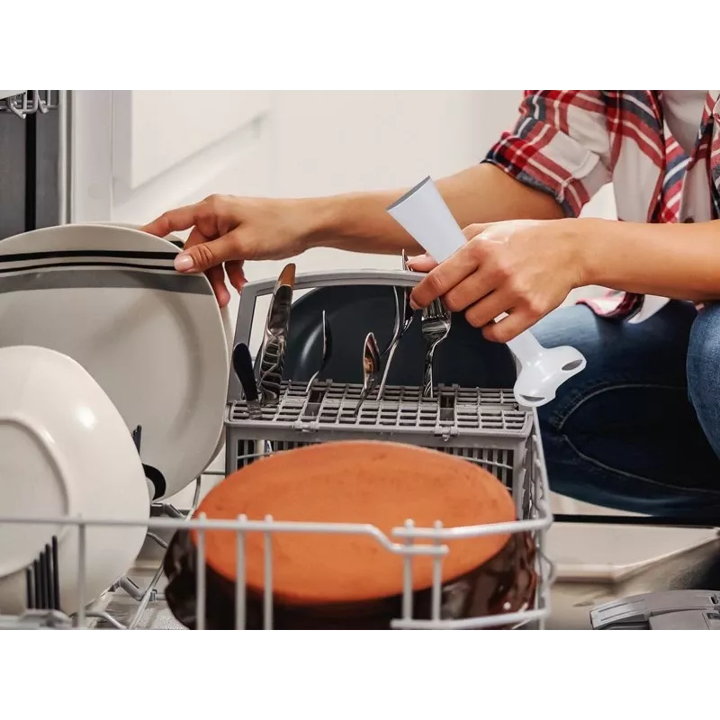 Blender ręczny Beper P102FRU003 czerwono-biały