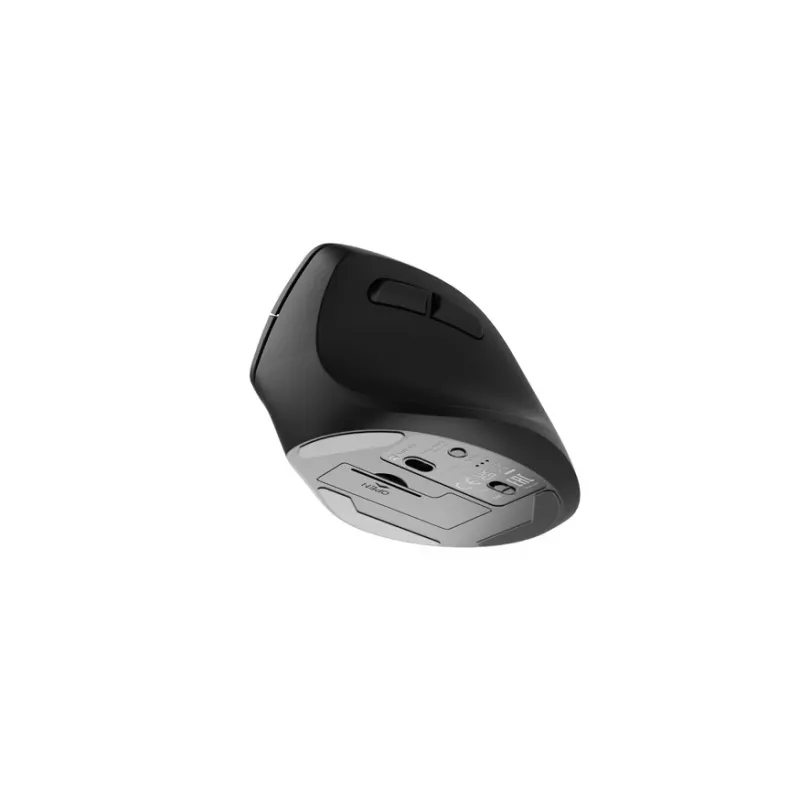 Bezprzewodowa mysz optyczna NATEC CRAKE 2 — Bluetooth 5.2, 2400 DPI, 6 przycisków, praworęczna, czarna