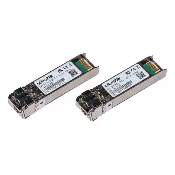 MikroTik SFP+ 10G/25G dwukierunkowe moduły SFP, pojedyncze złącze LC, 15km
